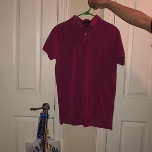 Pink polo